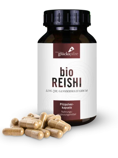 Reishi, Ganoderma lucidum, v kapsulah,120 kapsul, Gluckspilze
